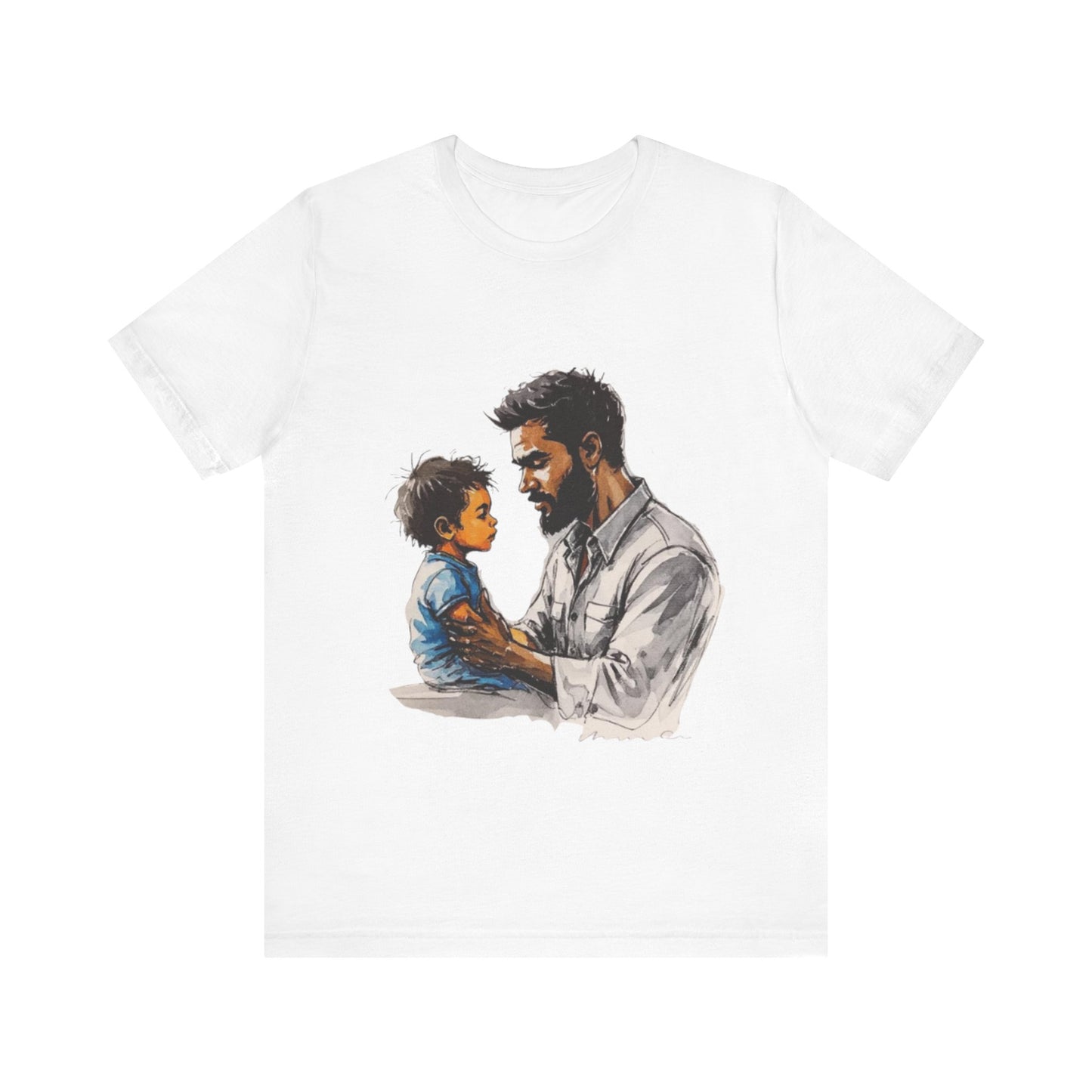 Heart of Fatherhood: A Timeless Bond – Unisex Jersey Tee