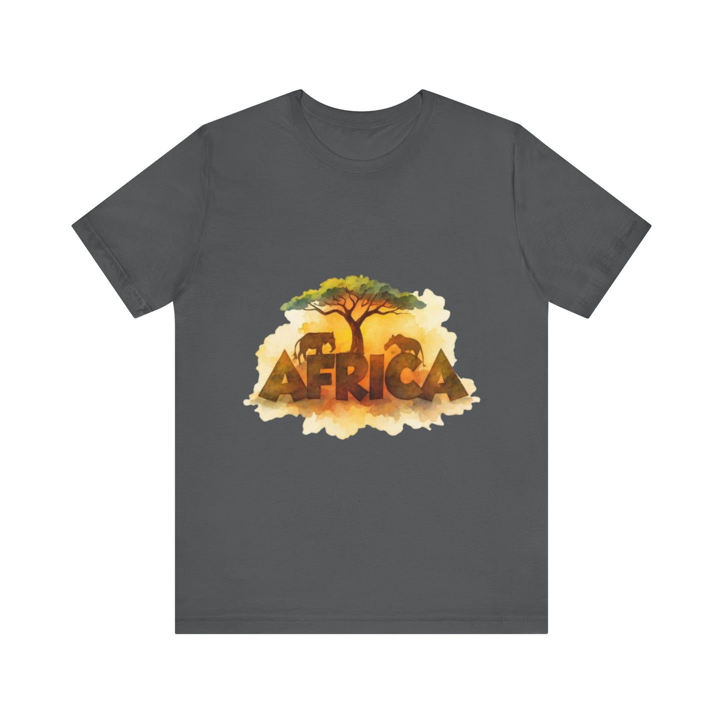 Savanna Spirit: Africa in Earth Tones – Unisex Jersey Tee