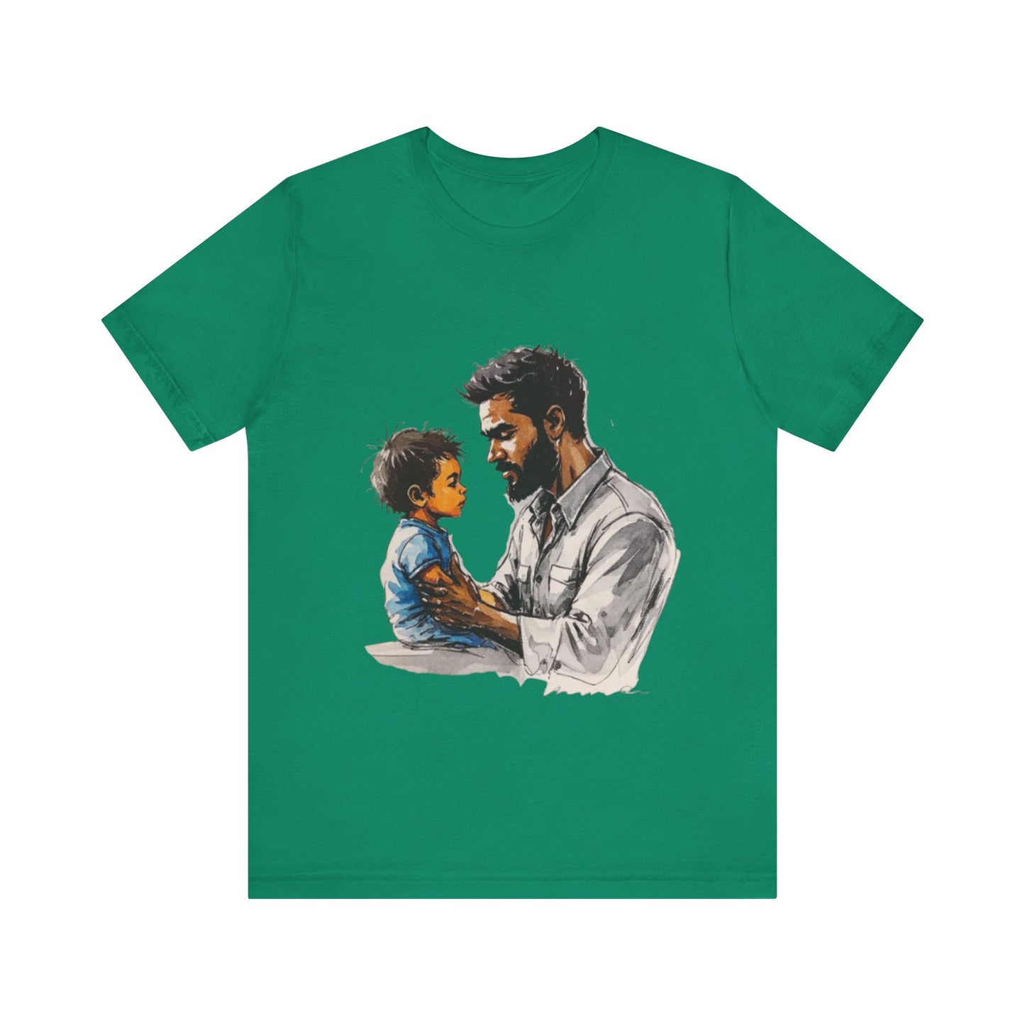 Heart of Fatherhood: A Timeless Bond – Unisex Jersey Tee