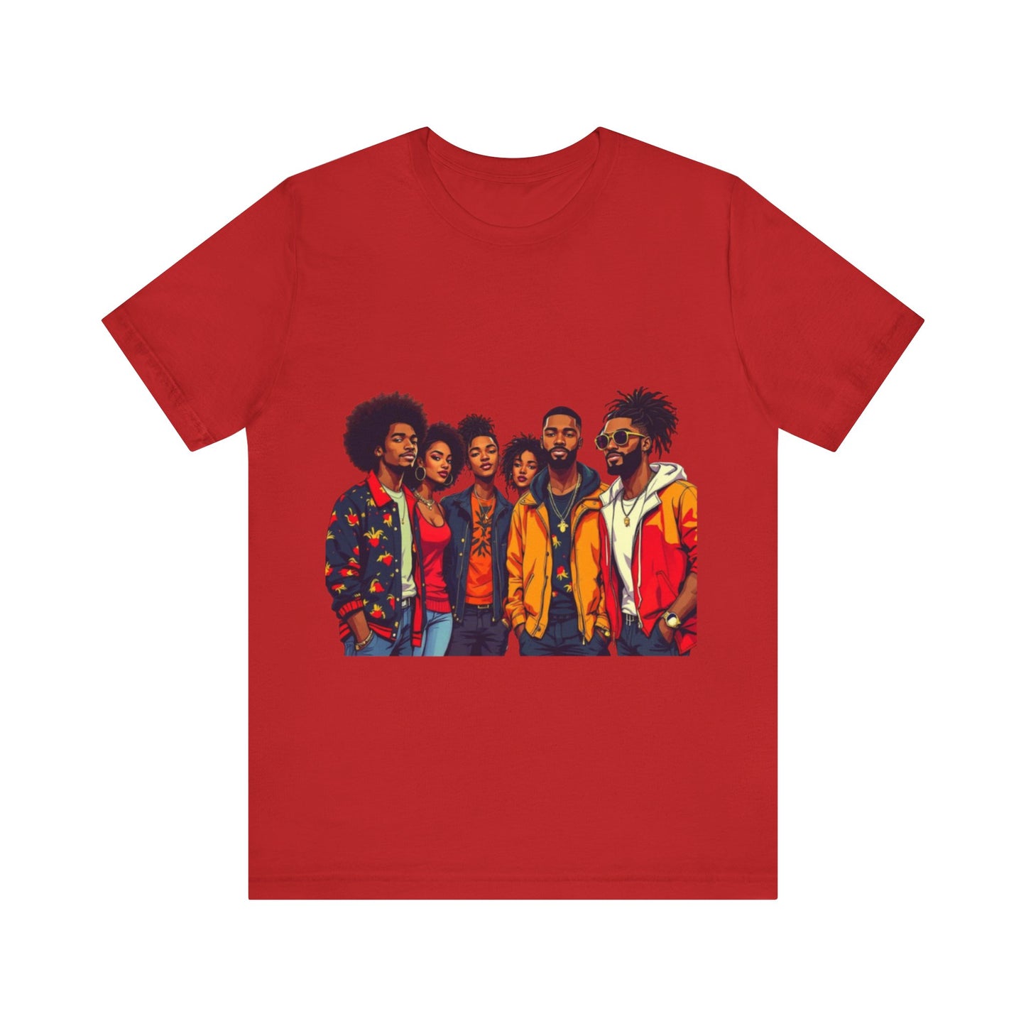 Cultural Fusion: African Textiles Meet Modern Style – Unisex Jersey Tee