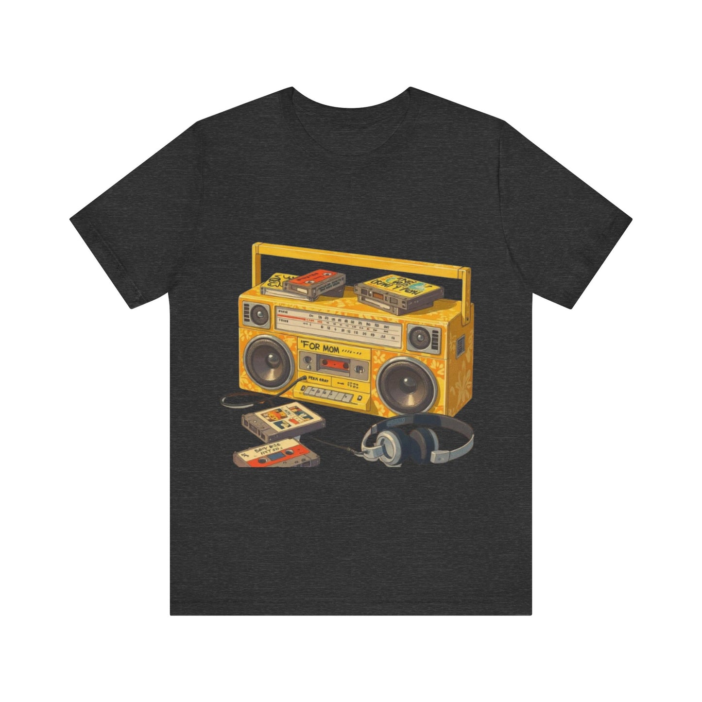 Back to the 90s: Boombox & Tapes – Unisex Jersey Tee