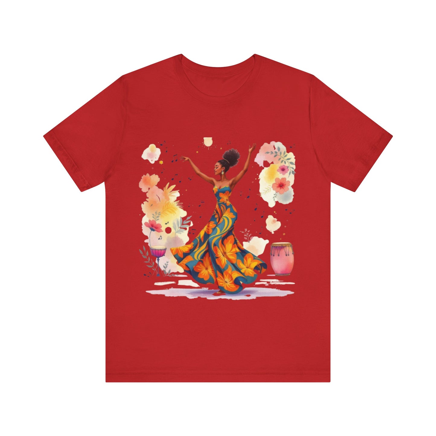 Rhythms of Joy: Afro Dance Celebration – Women’s Jersey Tee