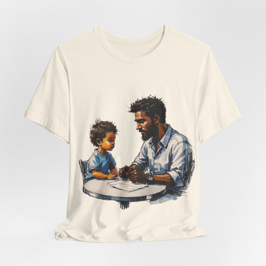 Roots of Guidance: A Father’s Teaching – Unisex Jersey Tee