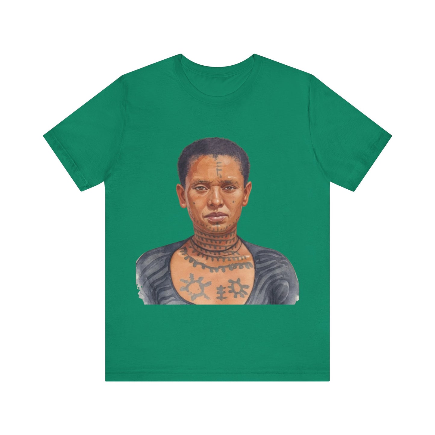 Heritage in Ink: Ethiopian Niksat Tattoos – Unisex Jersey Tee