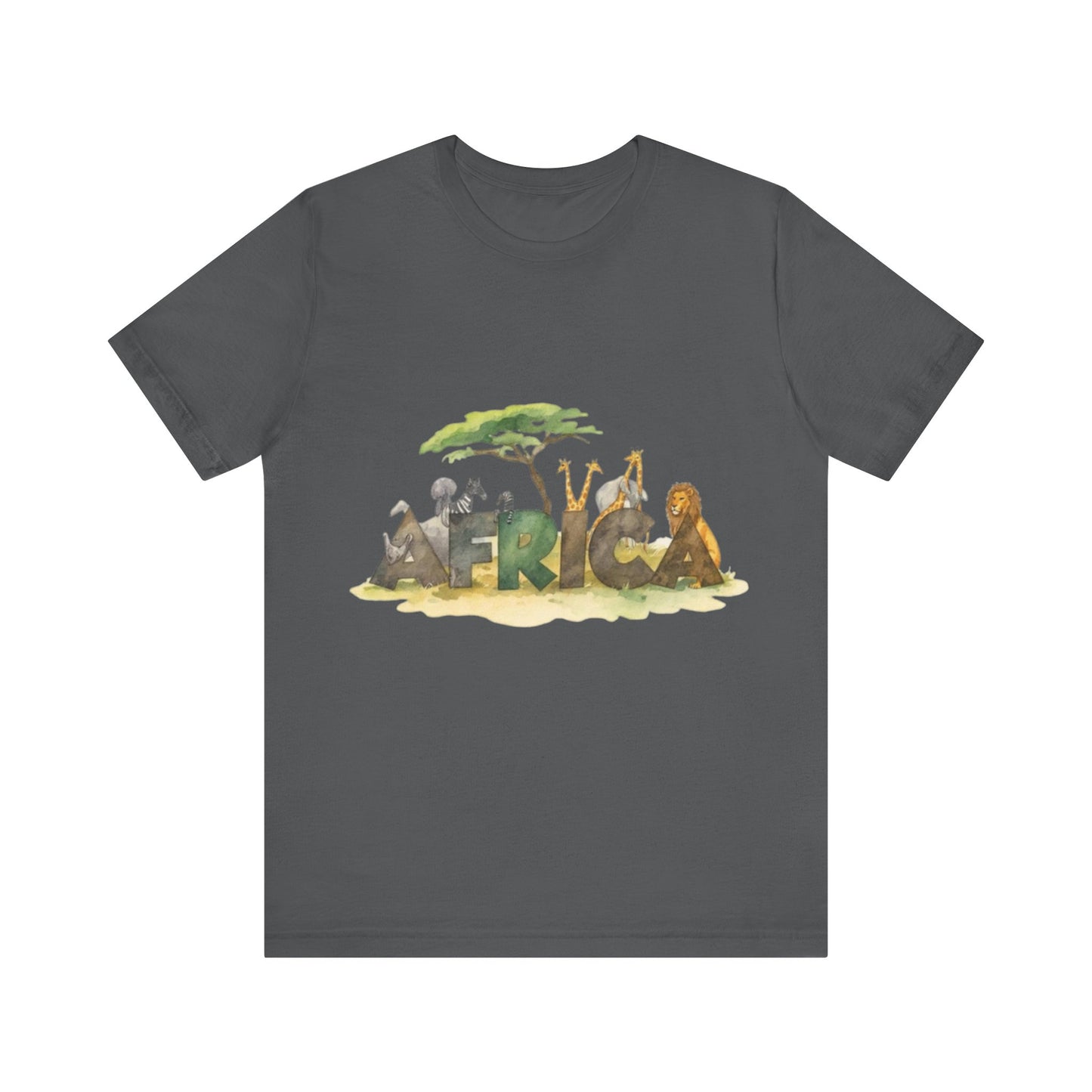 Wild Wonders: AFRICA in Nature’s Letters — Unisex Jersey Tee