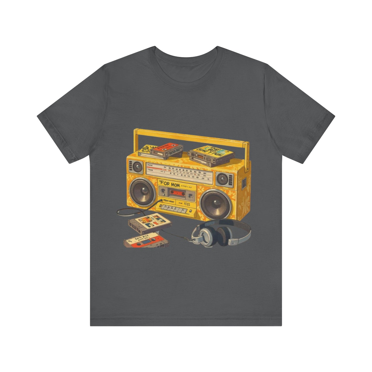 Back to the 90s: Boombox & Tapes – Unisex Jersey Tee