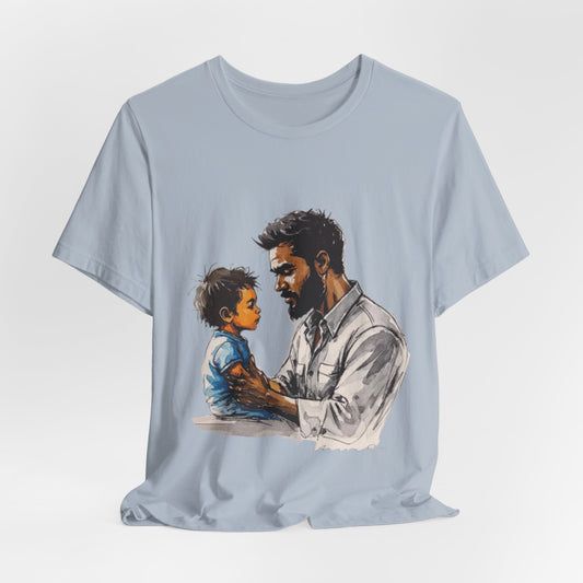 Heart of Fatherhood: A Timeless Bond – Unisex Jersey Tee