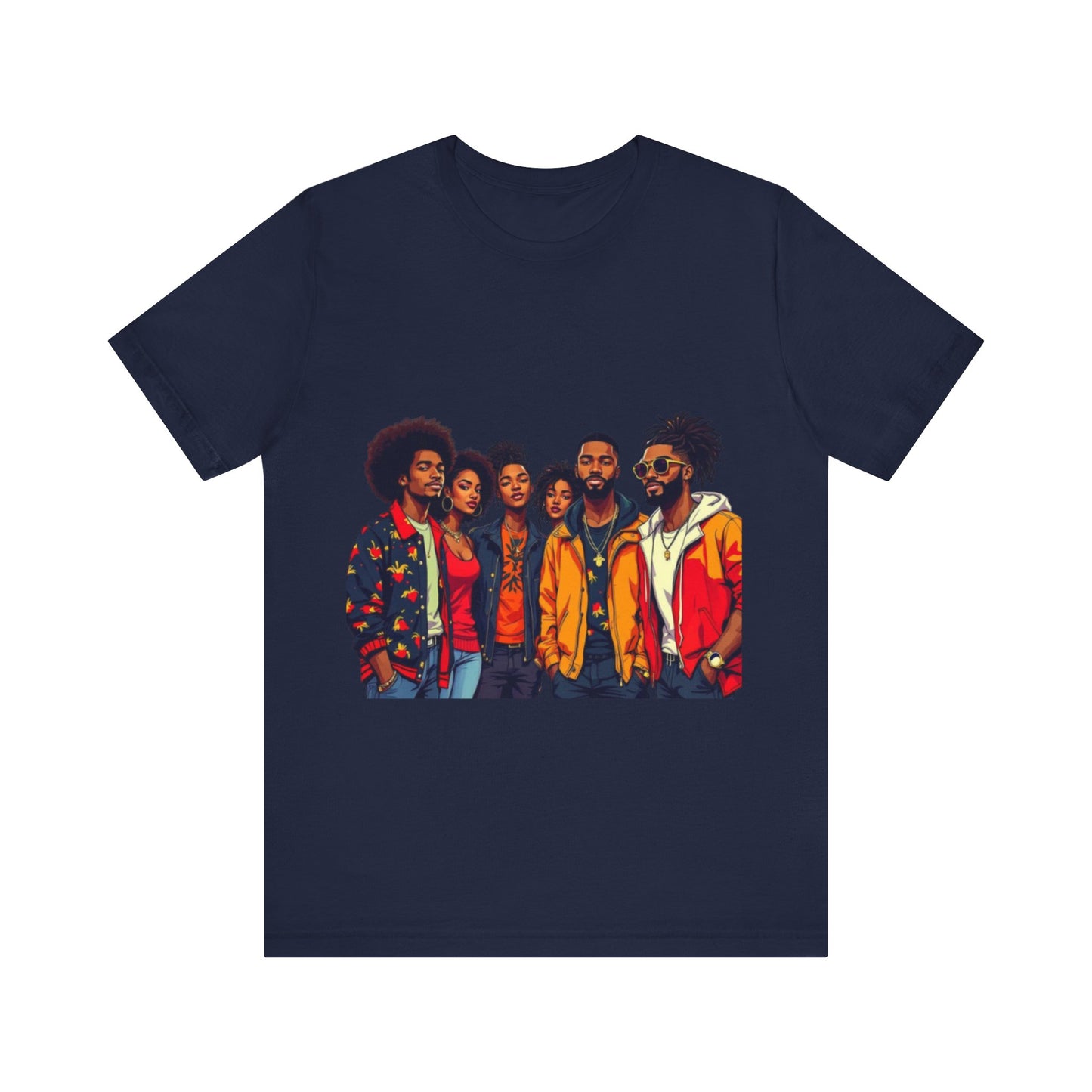 Cultural Fusion: African Textiles Meet Modern Style – Unisex Jersey Tee