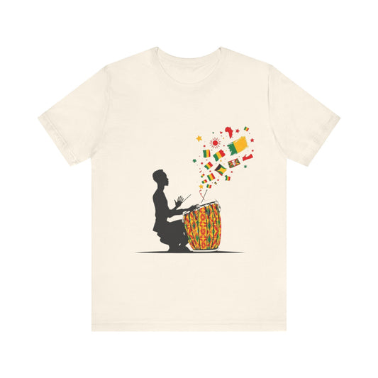 African Drum Burst Unisex T-Shirt