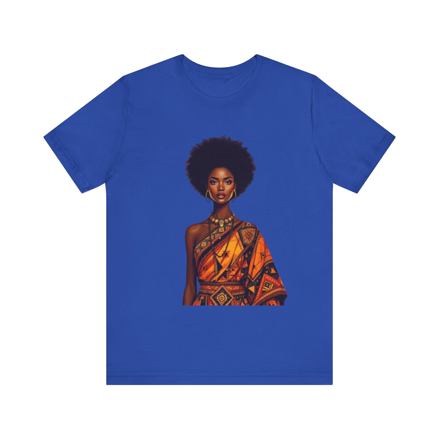 Roots of Pride: Afro Beauty in Tradition – Unisex Jersey Tee
