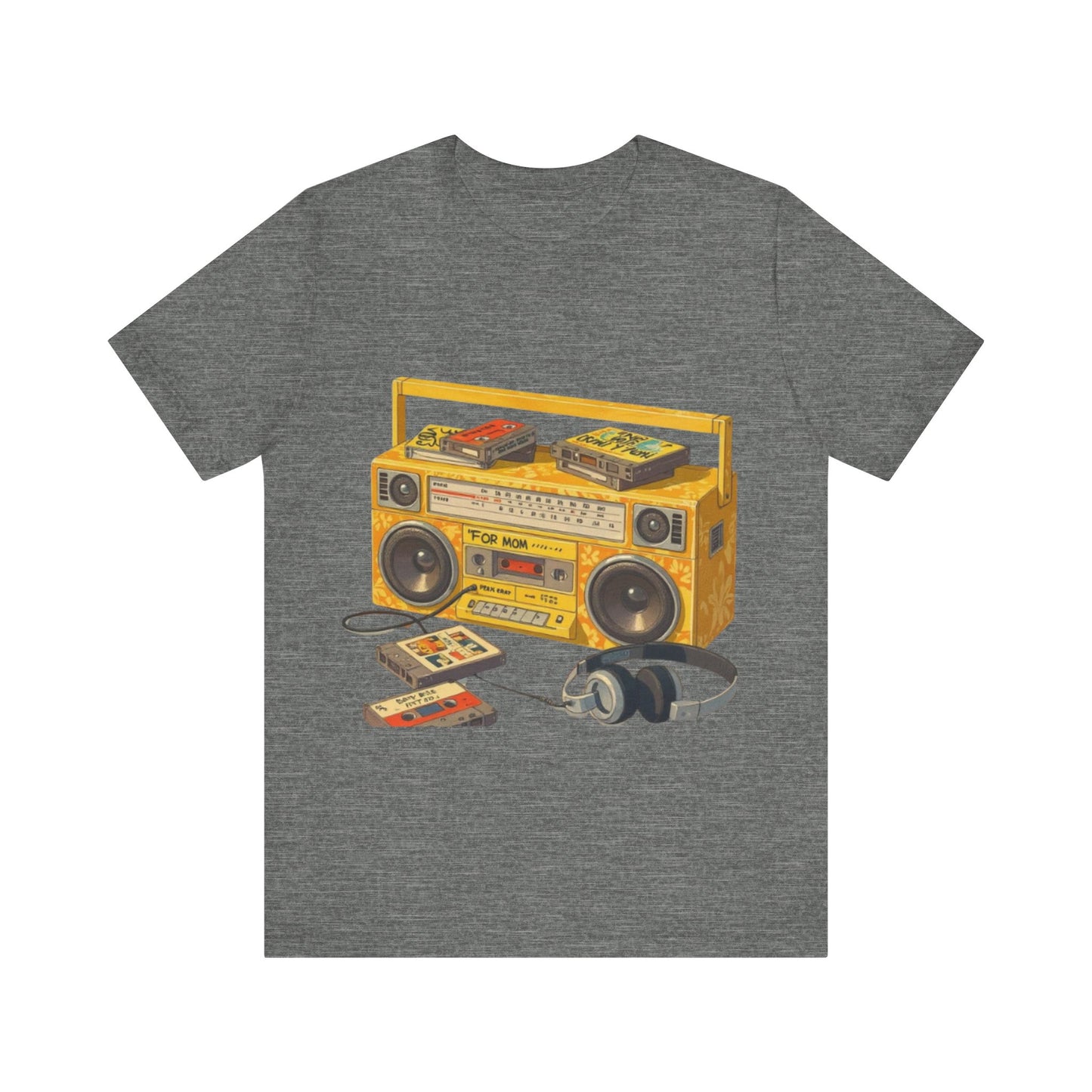 Back to the 90s: Boombox & Tapes – Unisex Jersey Tee