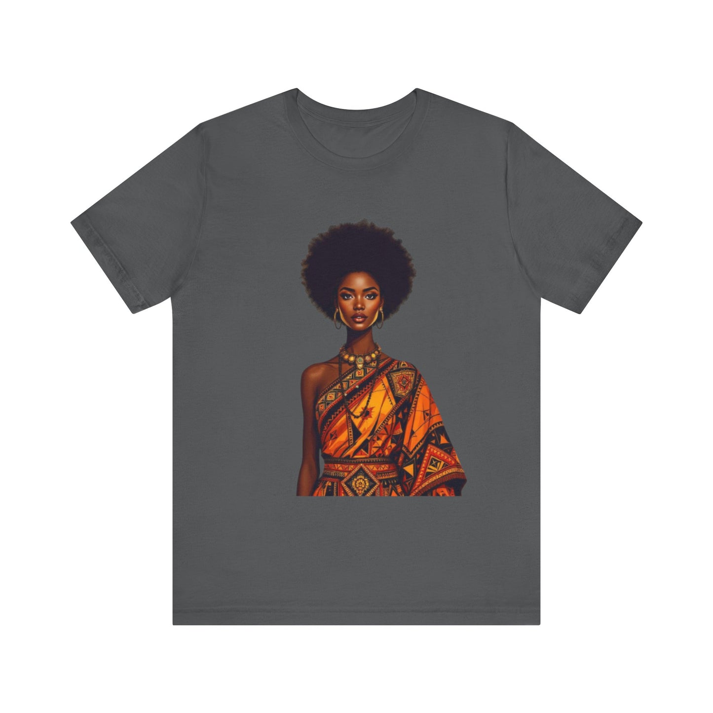 Roots of Pride: Afro Beauty in Tradition – Unisex Jersey Tee