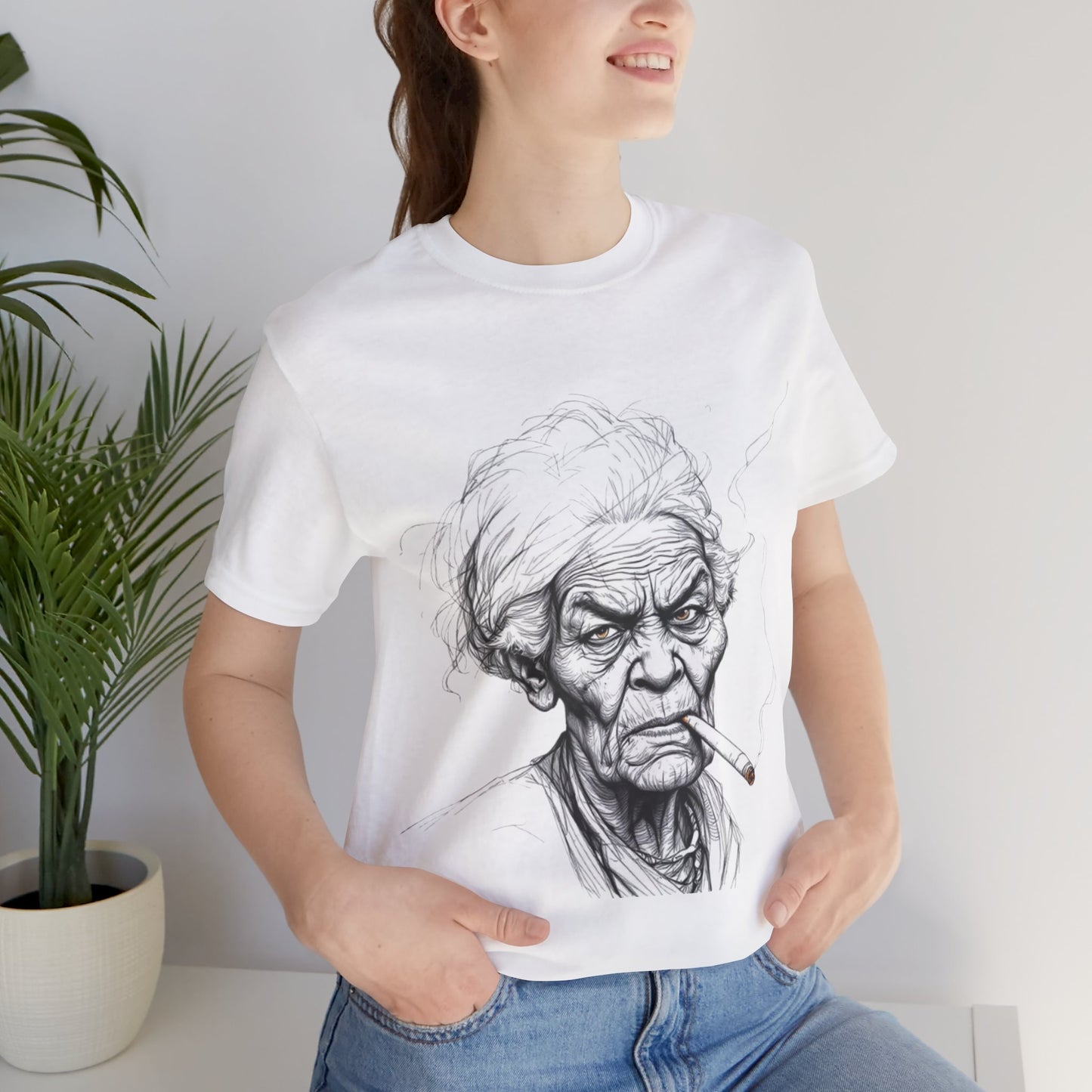 Golden Years, Savage Mood – African Old Woman Tee