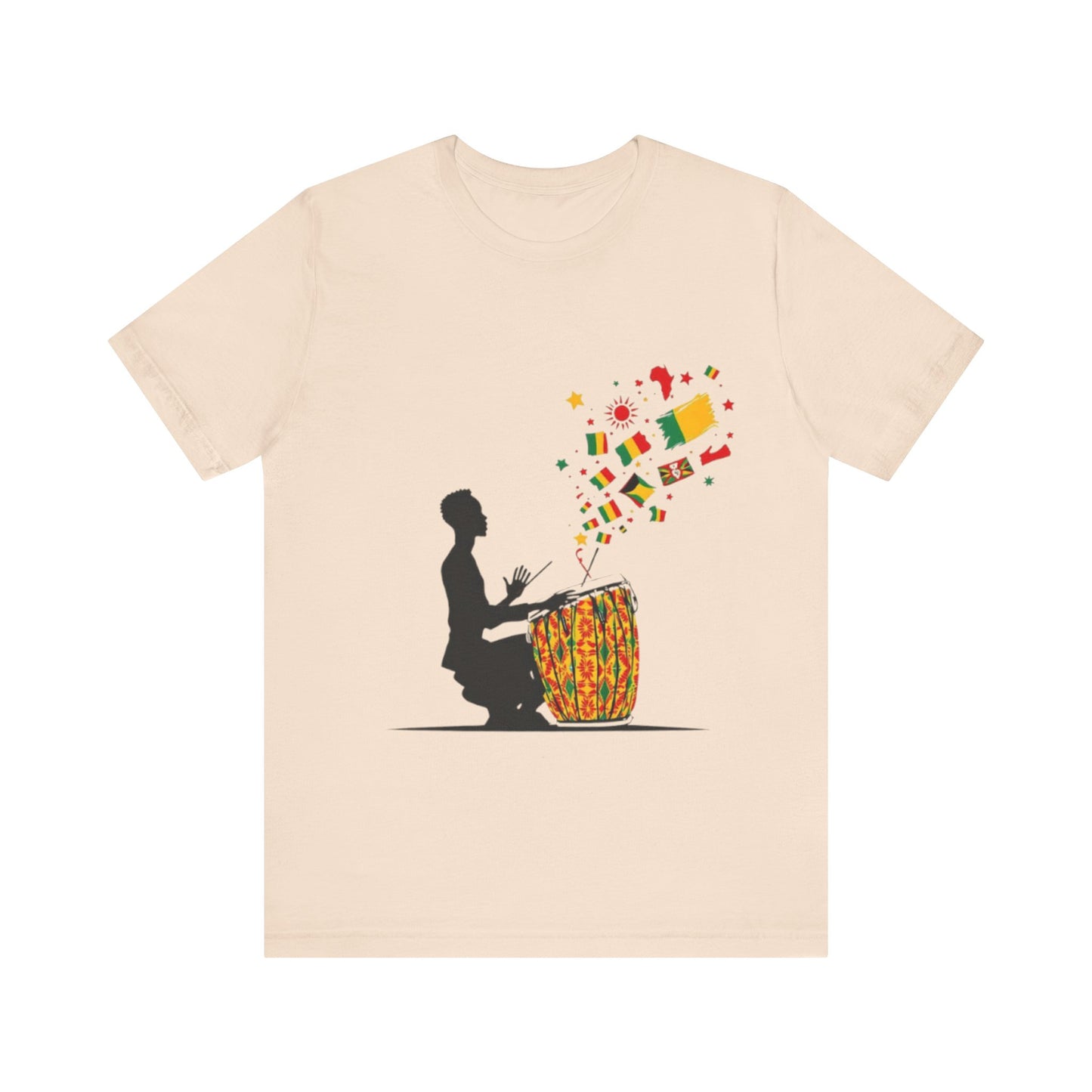 African Drum Burst Unisex T-Shirt
