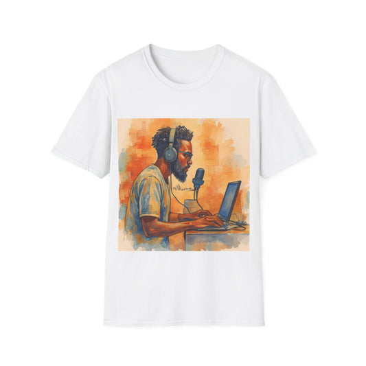 Creative Flow in Sound — Unisex Softstyle T-Shirt