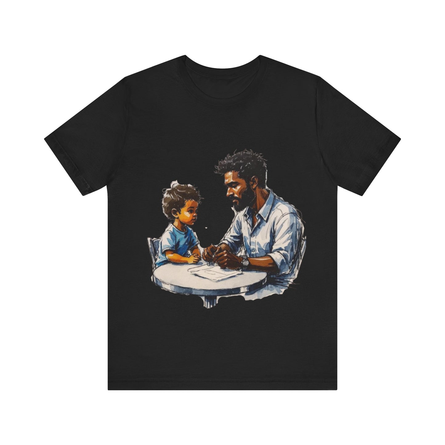 Roots of Guidance: A Father’s Teaching – Unisex Jersey Tee