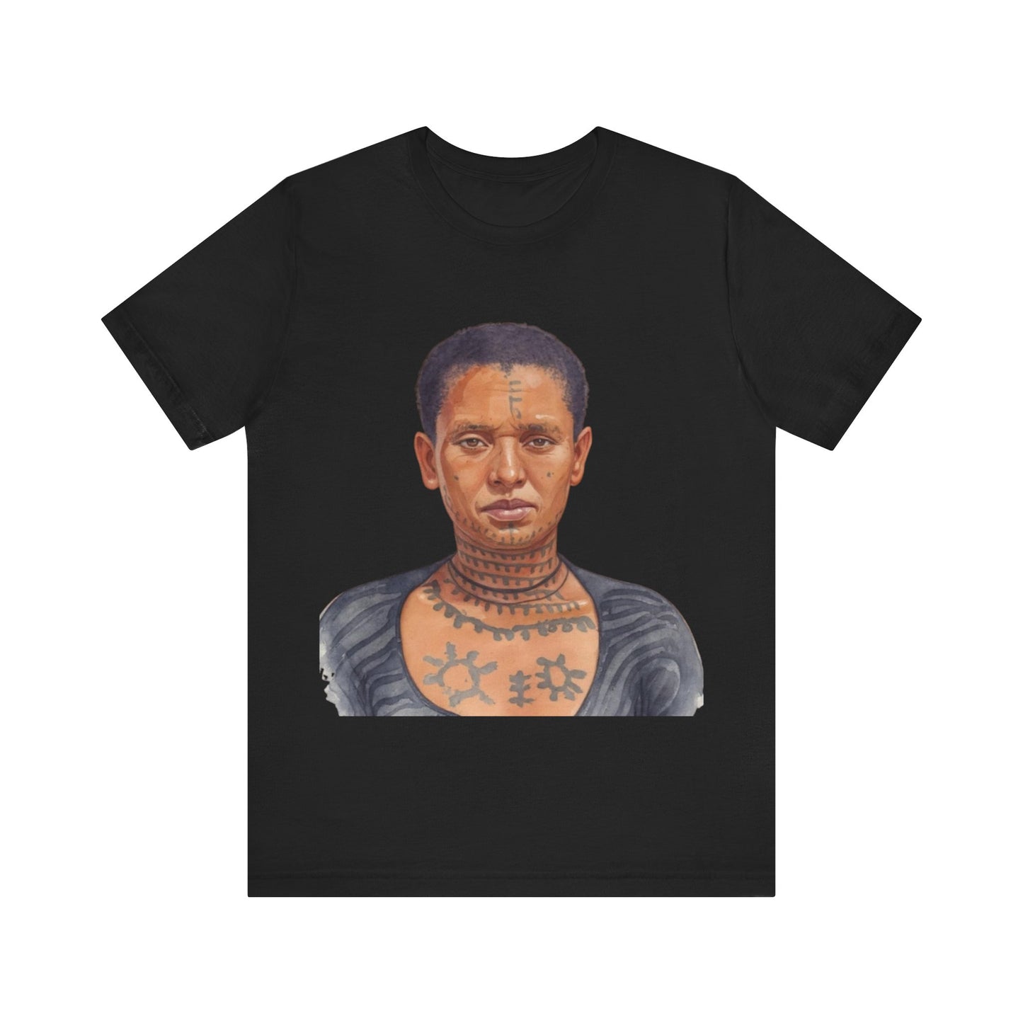 Heritage in Ink: Ethiopian Niksat Tattoos – Unisex Jersey Tee
