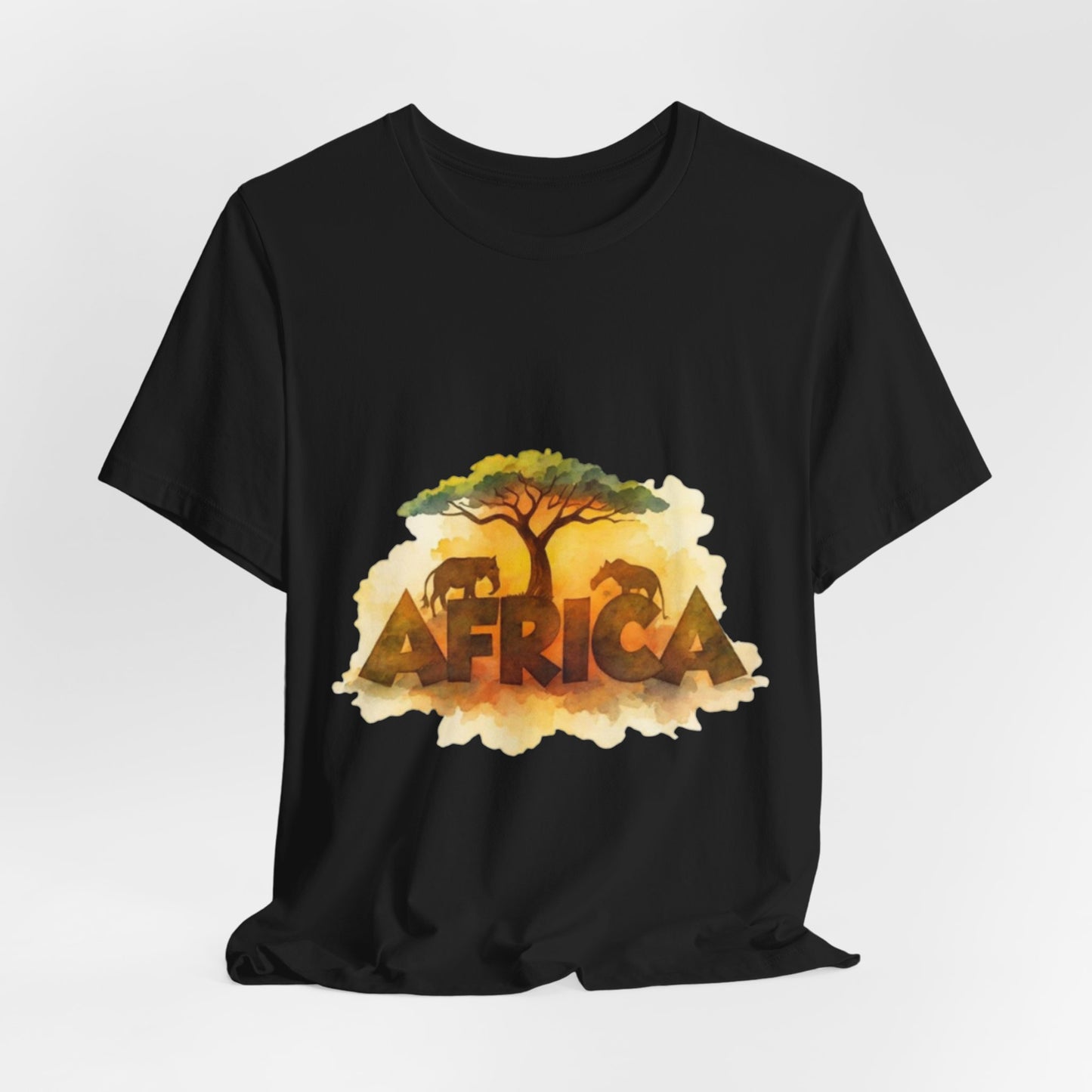Savanna Spirit: Africa in Earth Tones – Unisex Jersey Tee