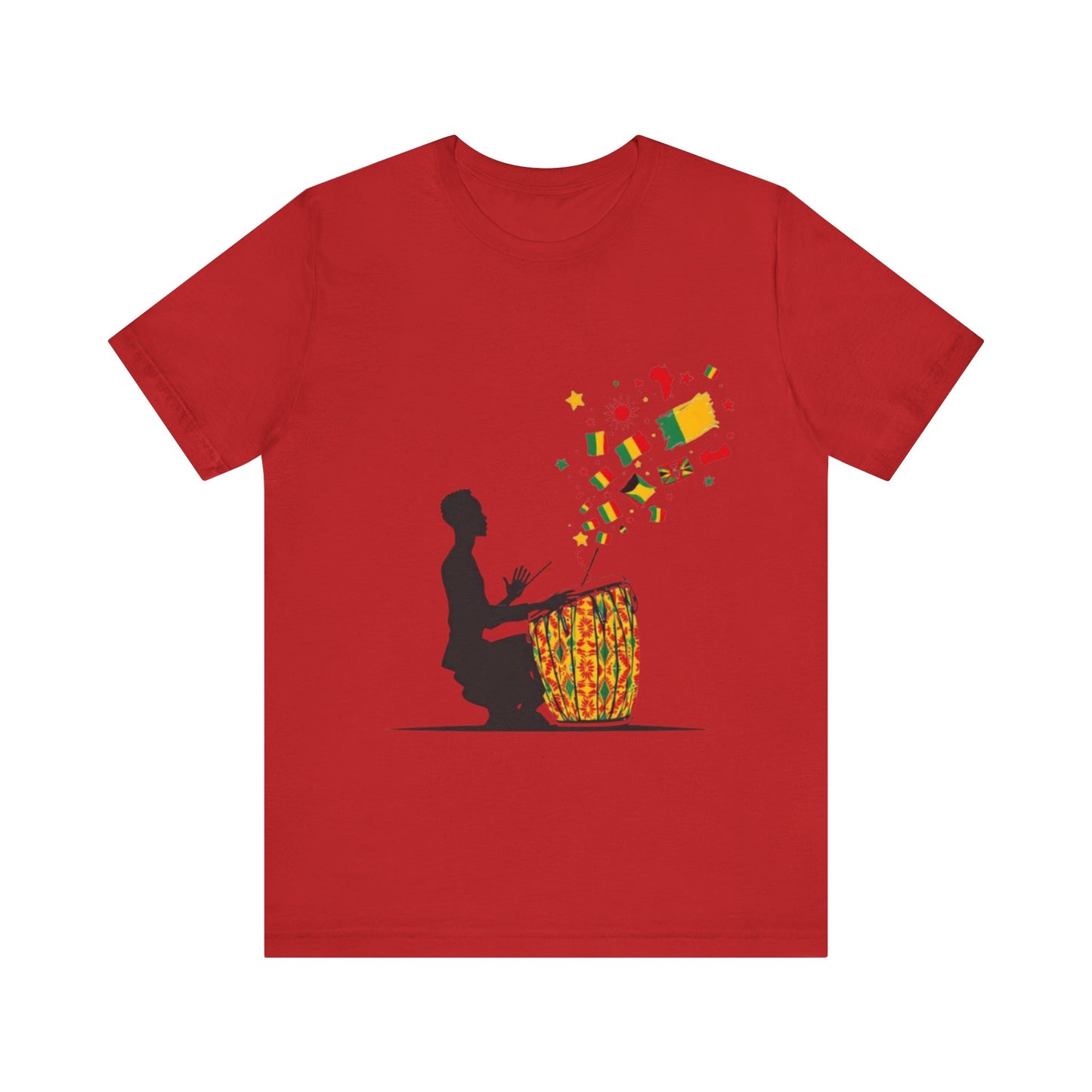 African Drum Burst Unisex T-Shirt